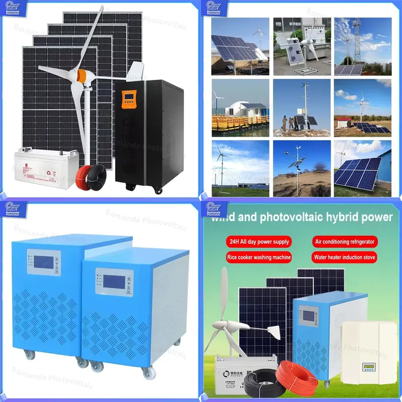 Wind Solar Hybrid Kit - 3KW 5KW 8KW Hybrid Wind Solar