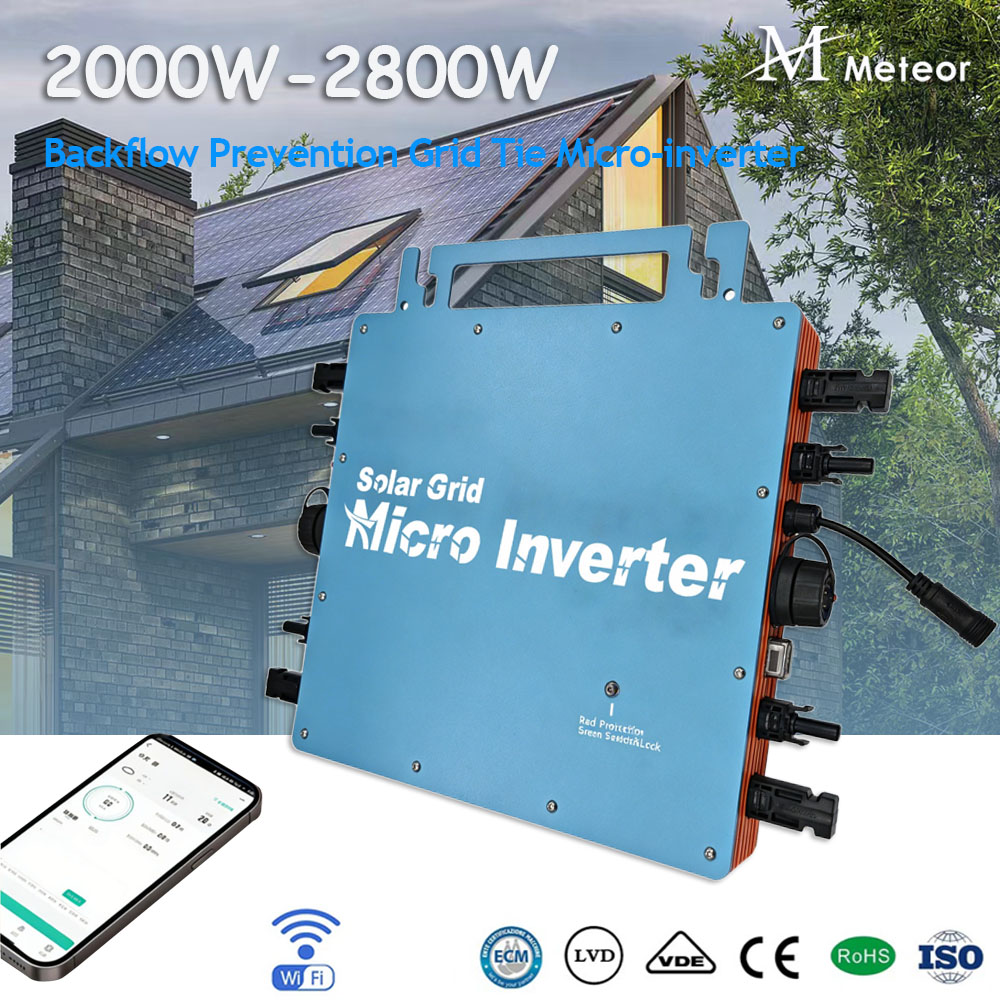 Grid Tie Micro Inverter - Backflow Prevention Micro Inverter with MPPT