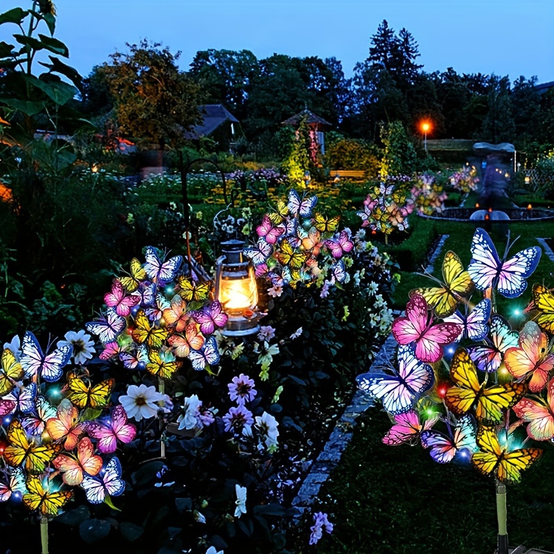 Solar Street Light Led - Solar LED Butterfly Garden Lights Waterproof