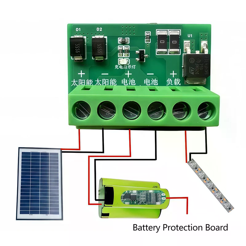 Solar Street Light Led - Durable DC6-45V Control Circuit Board Fully