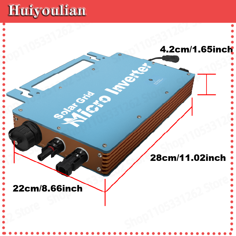 Grid Tie Micro Inverter - Micro Inverter 1200W Grid Tie Anti-Reverse,