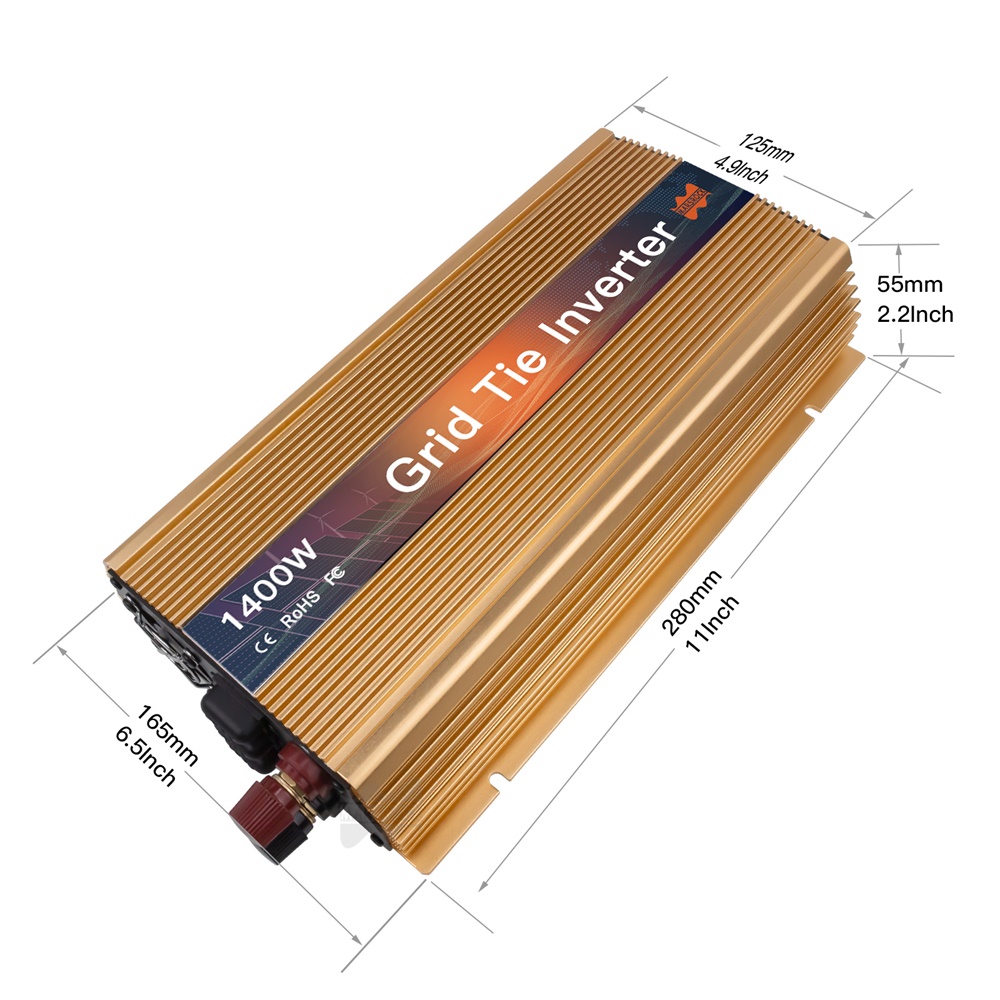 1000-1400W Grid Tie Micro Sola - Grid Tie Micro Inverter 评论和价格