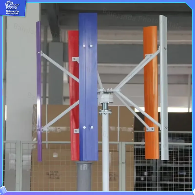 500W 1kW 2kW Vertical Axis Win - Wind Solar Hybrid Kit 评论和价格