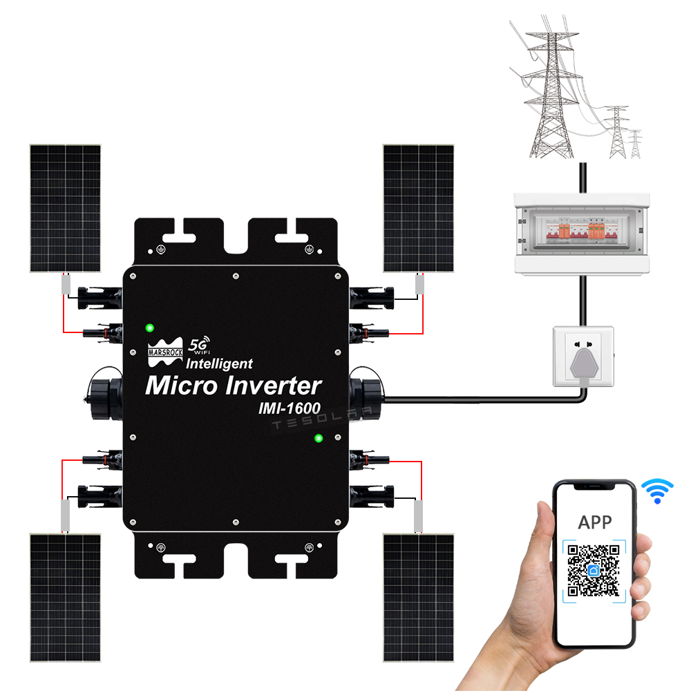 1600W Micro Solar Inverter For - Grid Tie Micro Inverter 评论和价格