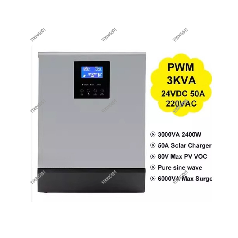 3KVA/2400W 24V Solar Inverter  - Mppt Charge Controller 评论和价格