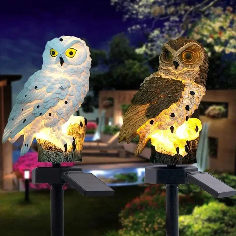 Solar Owl Statue Garden Light  - Solar Street Light Led 评论和价格