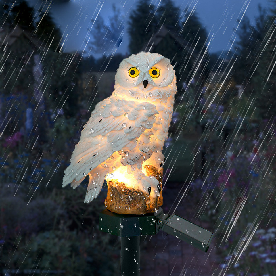 Solar Owl Statue Garden Light  - Solar Street Light Led 评论和价格
