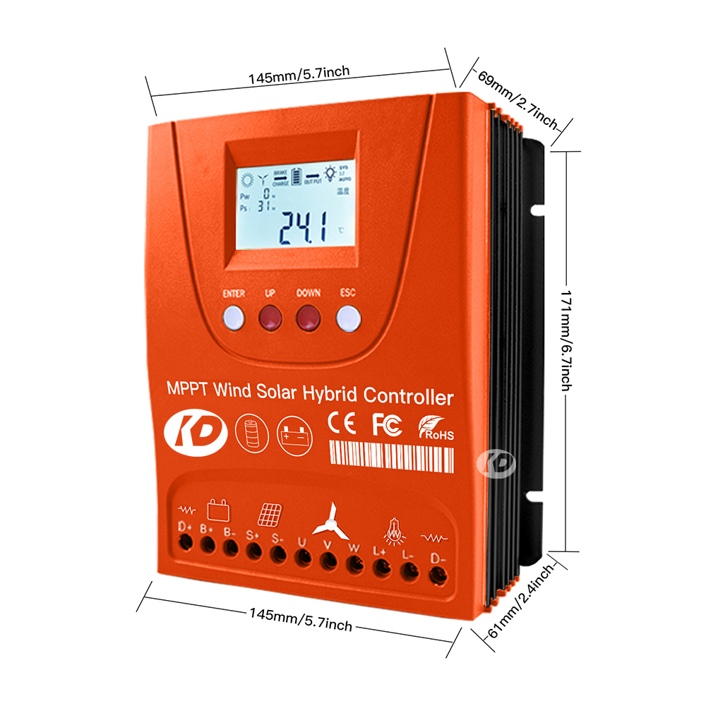 Mars Rock 2KW 2.4KW 12V/48V  M - Wind Solar Hybrid Kit 评论和价格