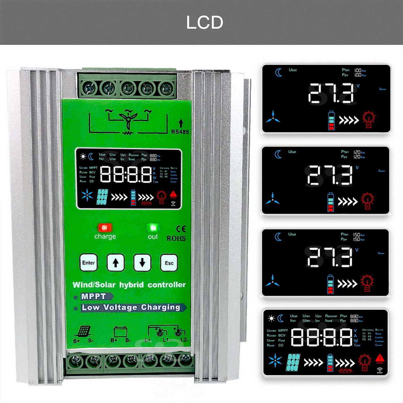MARS 5000W 6KW ROCK Hybrid Win - Wind Solar Hybrid Kit 评论和价格