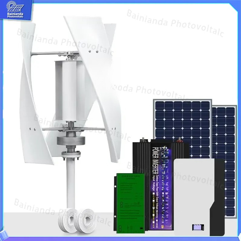 Vertical Wind Turbine Generato - Wind Solar Hybrid Kit 评论和价格