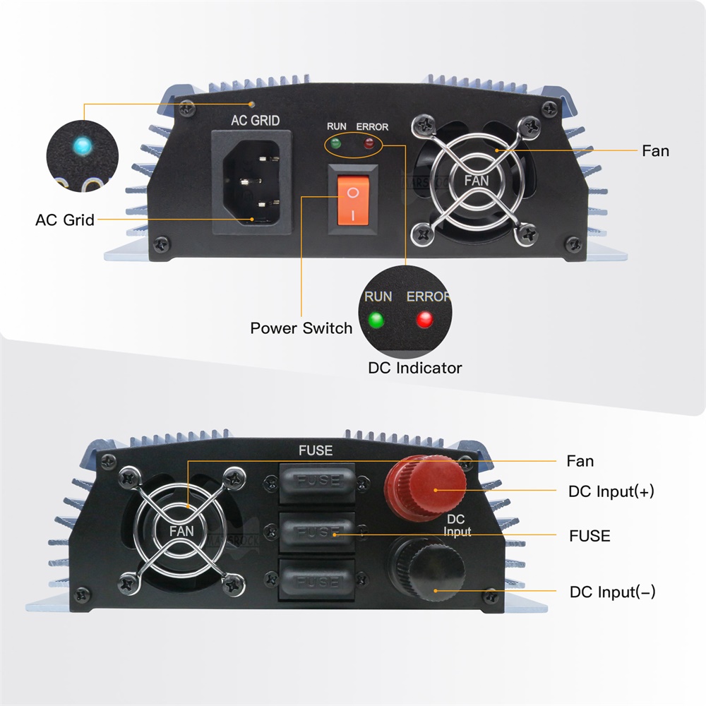 18V 24V 36V 1400W Solar On Gri - Grid Tie Micro Inverter 评论和价格