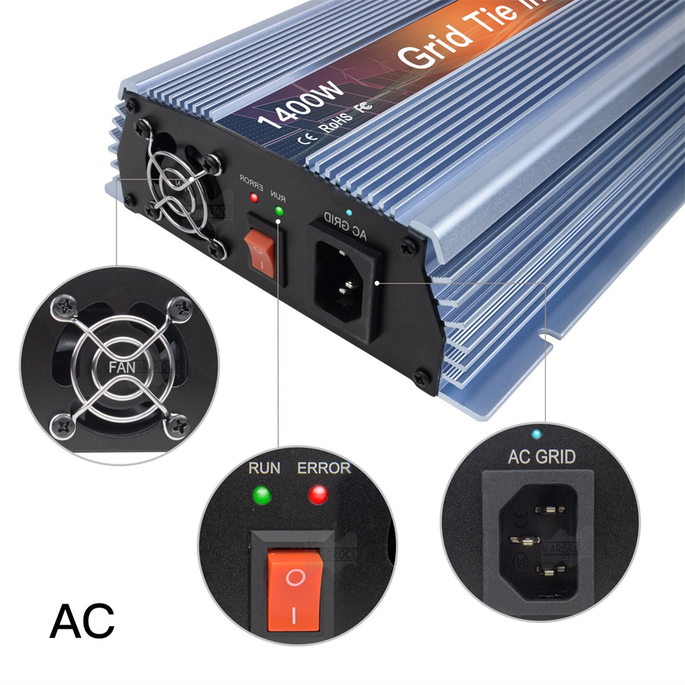 18V 24V 36V 1400W Solar On Gri - Grid Tie Micro Inverter 评论和价格